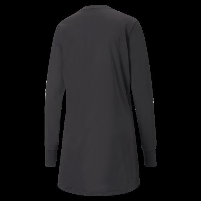 Puma På Tilbud Modest Activewear Langermet Treningsskjorte For Kvinner Svart
