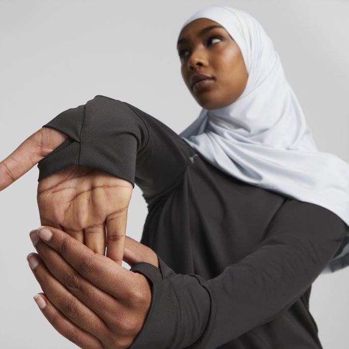 Beskjeden Activewear Langermet Treningst-skjorte Kvinner Puma På Tilbud Svart