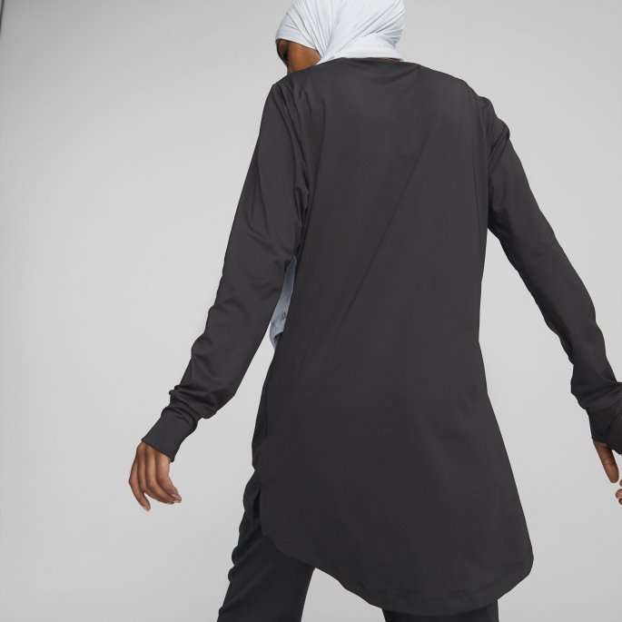 Beskjeden Activewear Langermet Treningst-skjorte Kvinner Puma På Tilbud Svart
