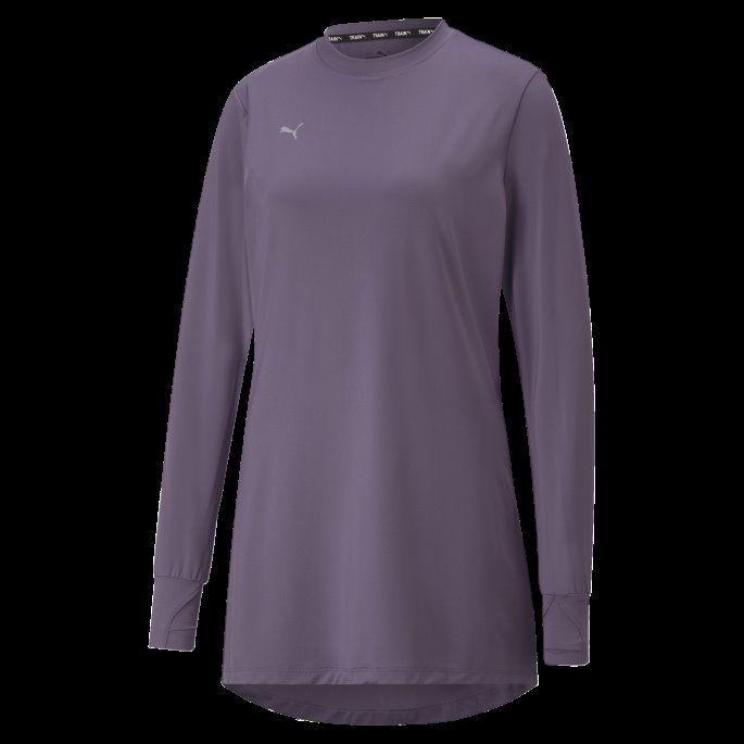 Beskjeden Activewear Langermet Treningst-skjorte Kvinner Lilla Kull Puma På Tilbud