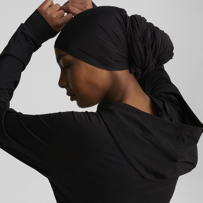 Svart Modest Activewear Trenings-hettegenser For Kvinner Puma På Tilbud