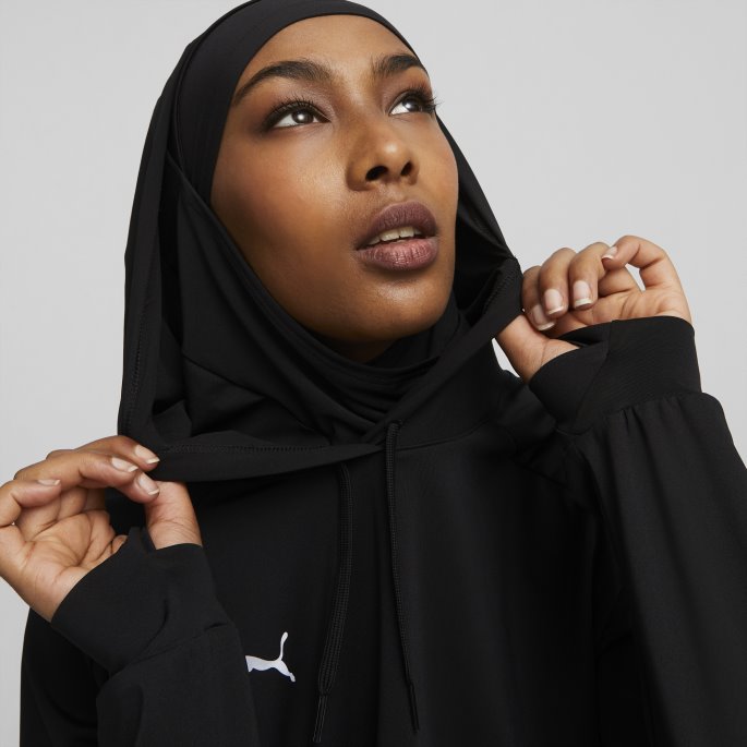 Beskjeden Activewear Trening Hettegenser Kvinner Puma På Tilbud Svart