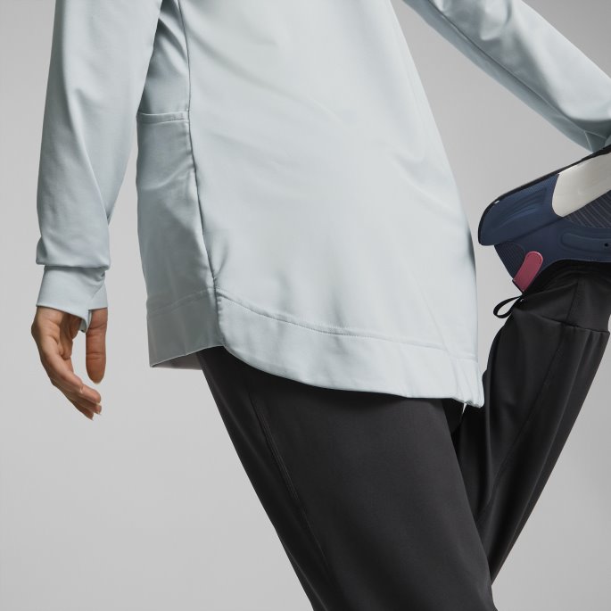 Beskjeden Activewear Trening Hettegenser Kvinner Puma På Tilbud Platina Grå