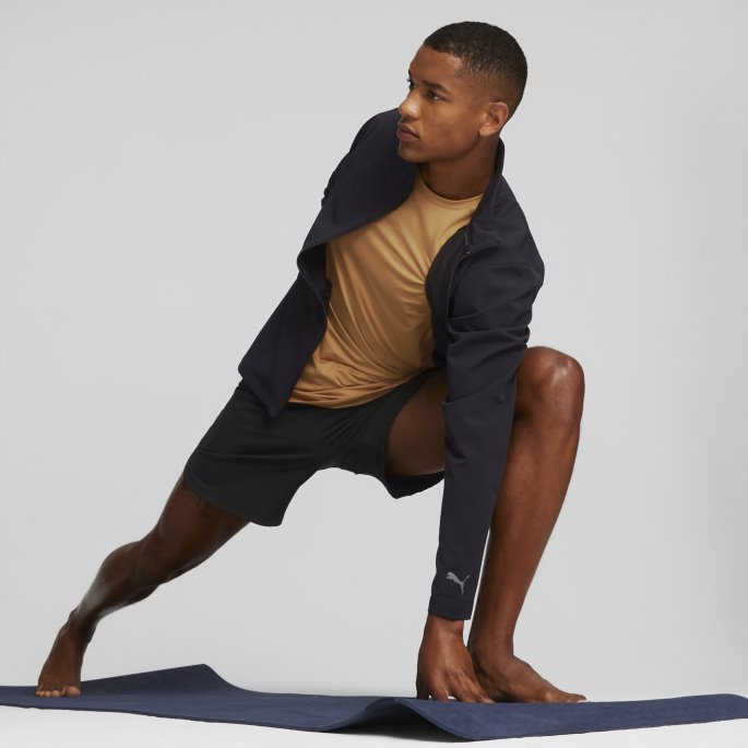 Desert Tan Puma På Salg Studio Mesh Trening Tee Menn