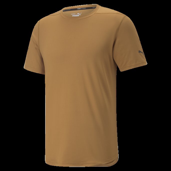 Desert Tan Puma På Salg Studio Mesh Trening Tee Menn