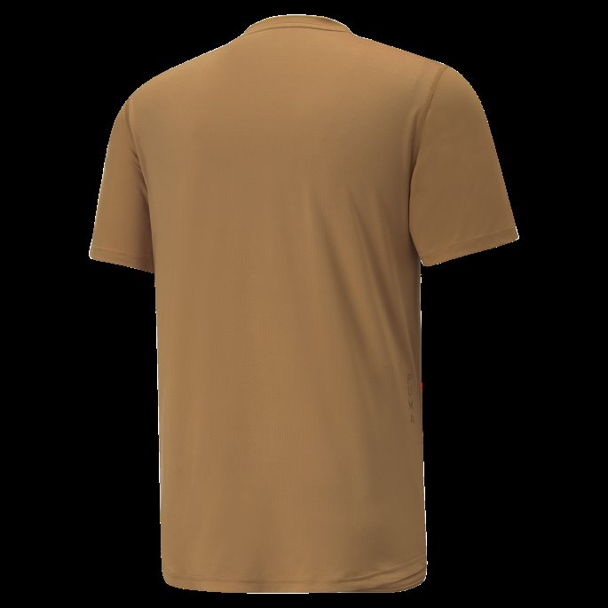 Desert Tan Puma På Salg Studio Mesh Trening Tee Menn
