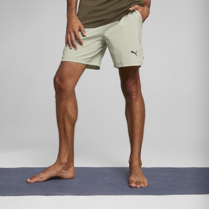 Puma På Tilbud Studio Vevd 7" Treningsshorts For Menn Smågrå