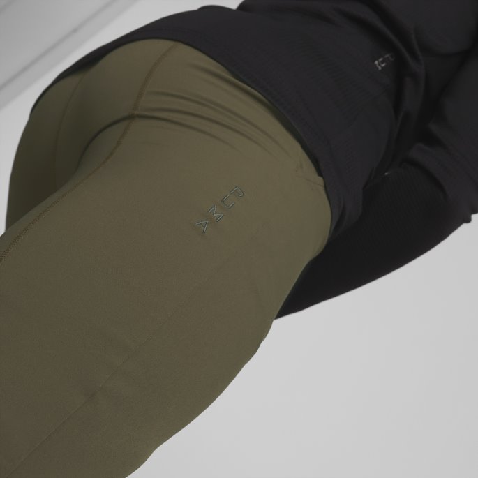 Deep Olive Puma På Salg Studio Ultramove Trening Joggere Menn