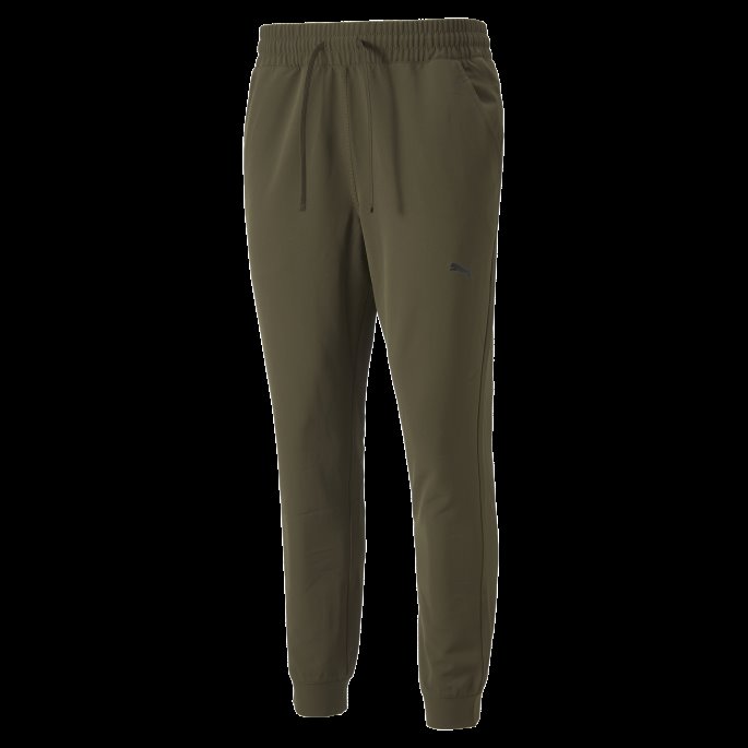 Deep Olive Puma På Salg Studio Ultramove Trening Joggere Menn
