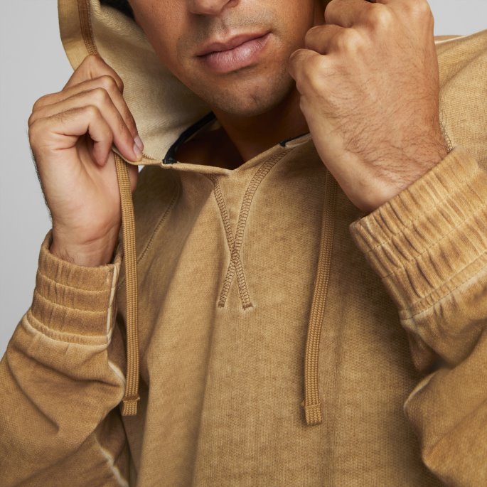 Desert Tan Studio Vask Trening Hettegenser Menn Puma På Tilbud