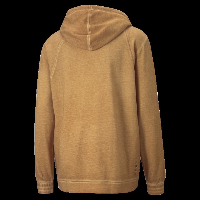 Studio Wash Trening Hettegenser For Menn Puma På Tilbud Desert Tan