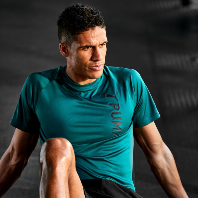 Puma På Tilbud Passform Kortermet Treningsskjorte For Menn Varsity Green