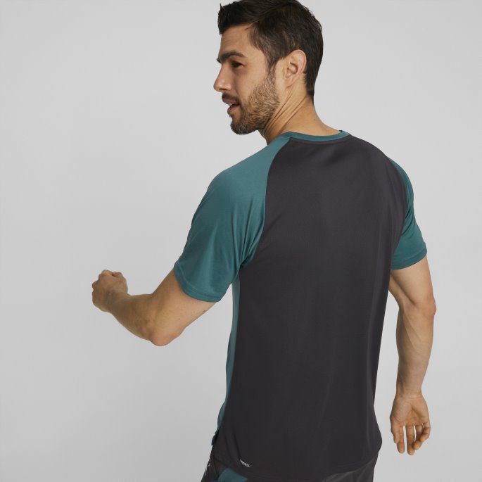 Varsity Green Fit Kortermet Trenings-t-skjorte Herre Puma På Tilbud