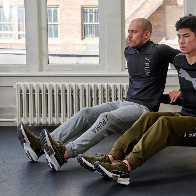 Puma På Tilbud Passform Polyspan Halv Glidelås Langermet Treningsskjorte Herre Svart