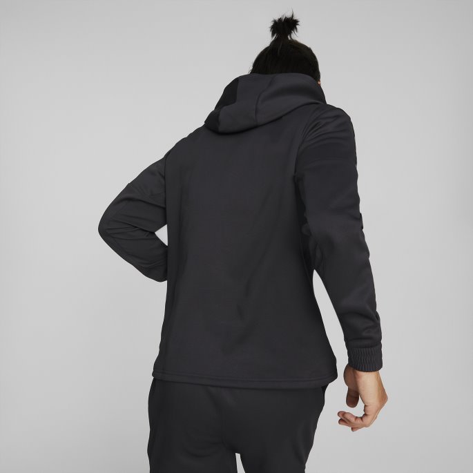 Puma På Tilbud Passform Pwrfleece Menn Trening Hettegenser Svart