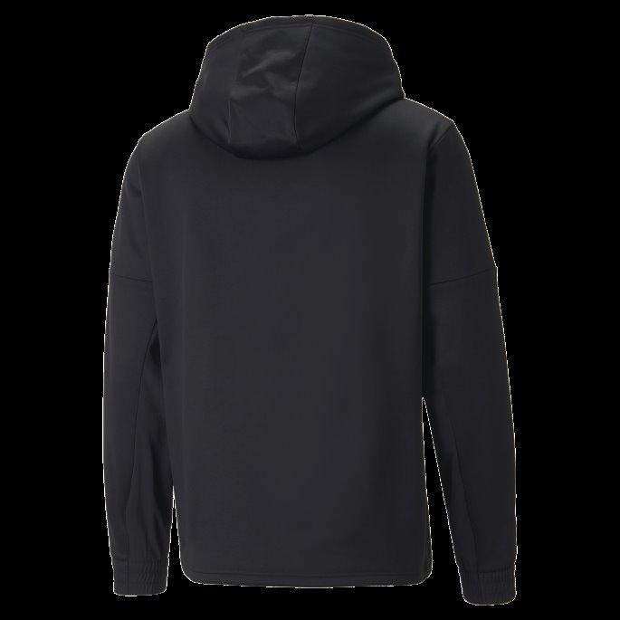 Puma På Tilbud Svart Passform Pwrfleece Trening Hettegenser Menn