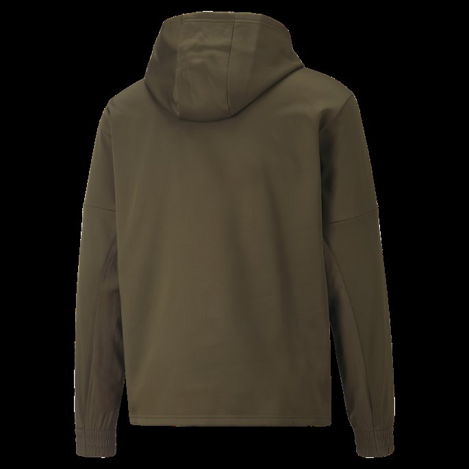 Puma På Tilbud Dyp Oliven Passform Pwrfleece Trening Hettegenser Menn