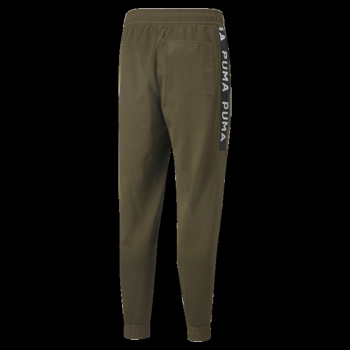 Fit Pwrfleece Trening Joggere Menn Puma På Tilbud Dyp Oliven