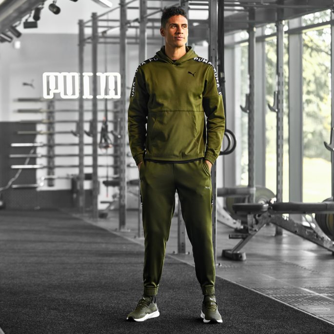 Fit Pwrfleece Trening Joggere Menn Puma På Tilbud Dyp Oliven