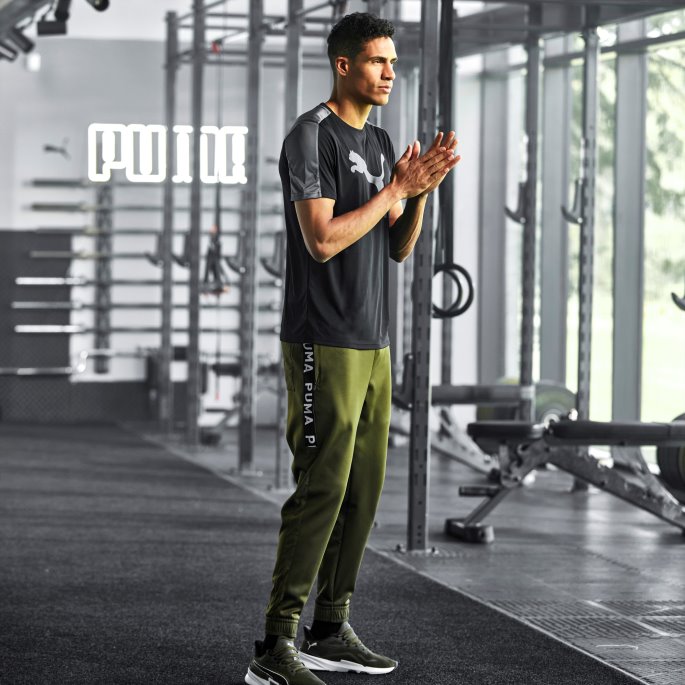 Fit Pwrfleece Trening Joggere Menn Puma På Tilbud Dyp Oliven
