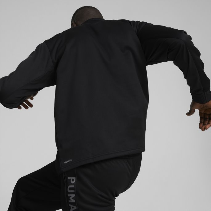 Fit Pwrfleece Midlayer Treningsgenser Herre Svart Puma På Tilbud
