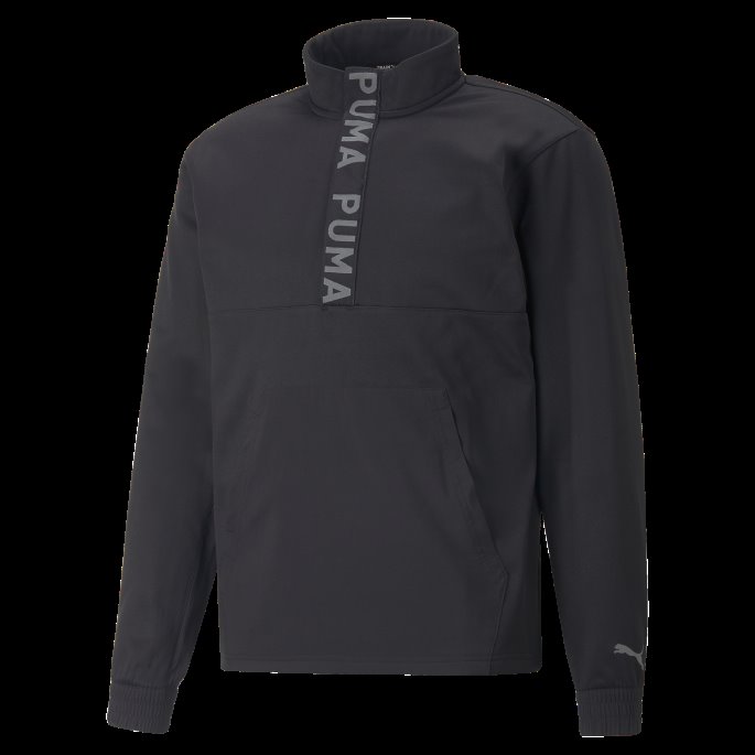 Fit Pwrfleece Midlayer Treningsgenser Herre Svart Puma På Tilbud