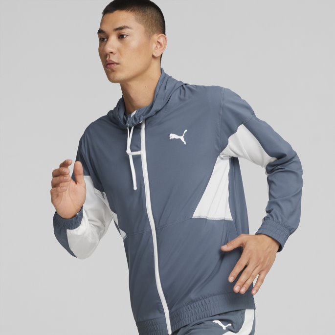 Puma På Tilbud Kveld Sky Fit Vevd Treningsjakke Herre