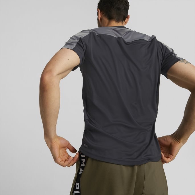 Puma På Tilbud Passform Trening Herre Logo T-skjorte Svart