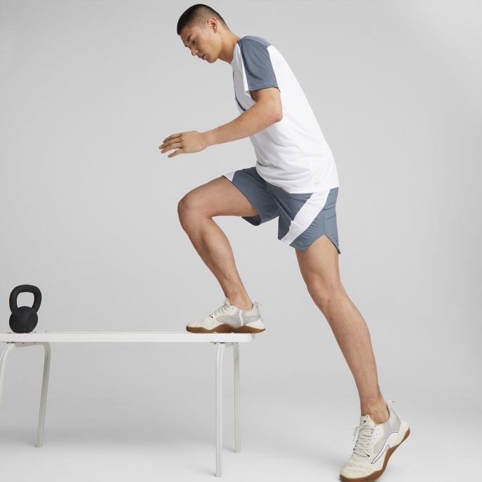 Puma På Salg Passer Kommersiell Logo Trenings-t-skjorte Herre Hvit