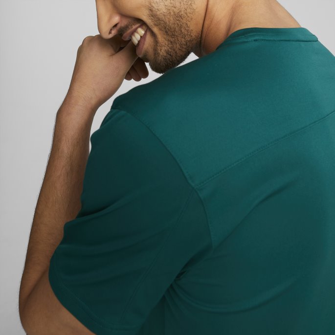 Puma På Tilbud Fit Training Herre Logo T-skjorte Varsity Green