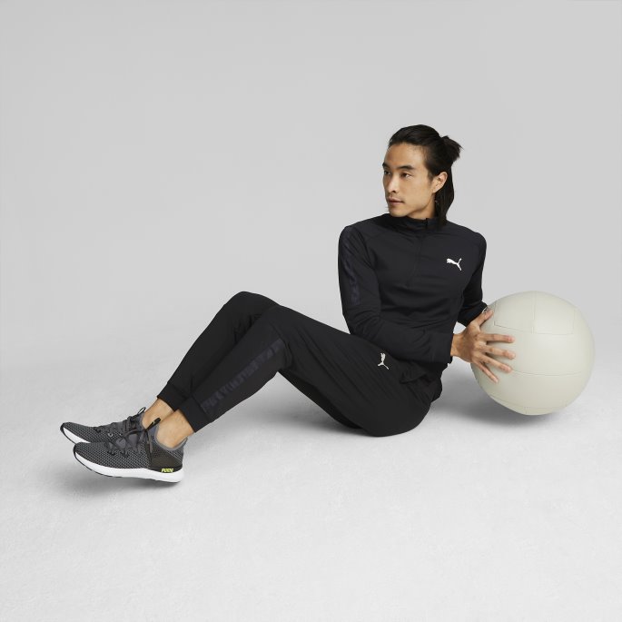 Puma På Tilbud Svart Tog Utenom Sesongen Poly Trening Jogger For Menn