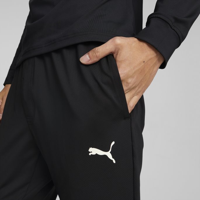 Puma På Tilbud Svart Tog Utenom Sesongen Poly Treningsjoggere For Menn