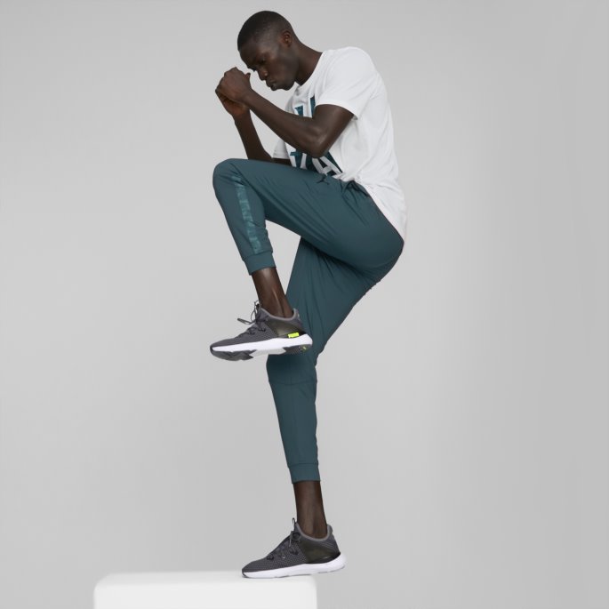 Varsity Green Puma På Tilbud Tog Utenom Sesongen Poly Trening Jogger For Menn