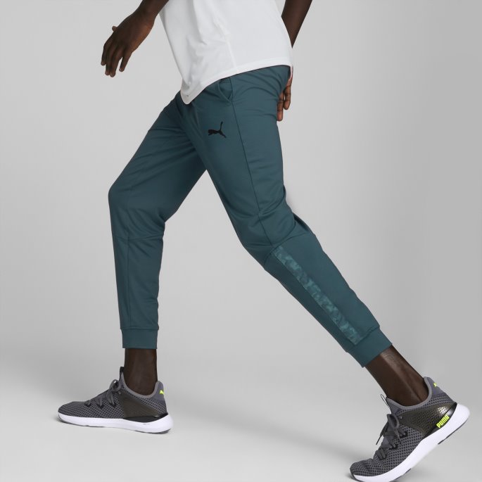 Varsity Green Puma På Tilbud Tog Utenom Sesongen Poly Trening Jogger For Menn