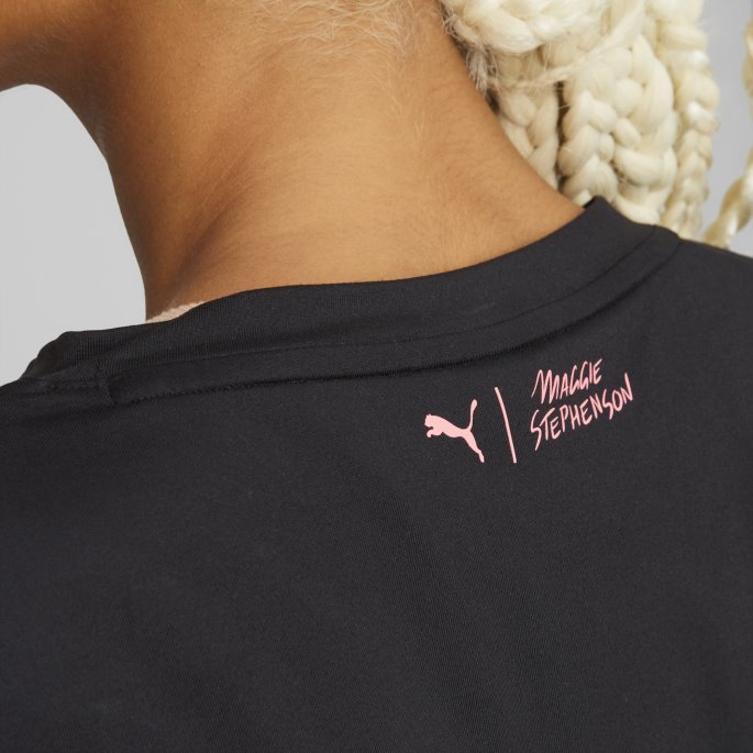 Puma På Tilbud X Maggie Stephenson Kommersiell T-skjorte Kvinner Svart