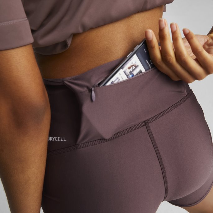 Støvete Plomme Ultraform Trange Løpeshorts Kvinner Puma På Tilbud