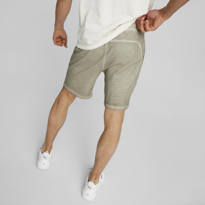 Re:collection Strikket Treningsshorts For Menn Puma På Tilbud Pebble Grey