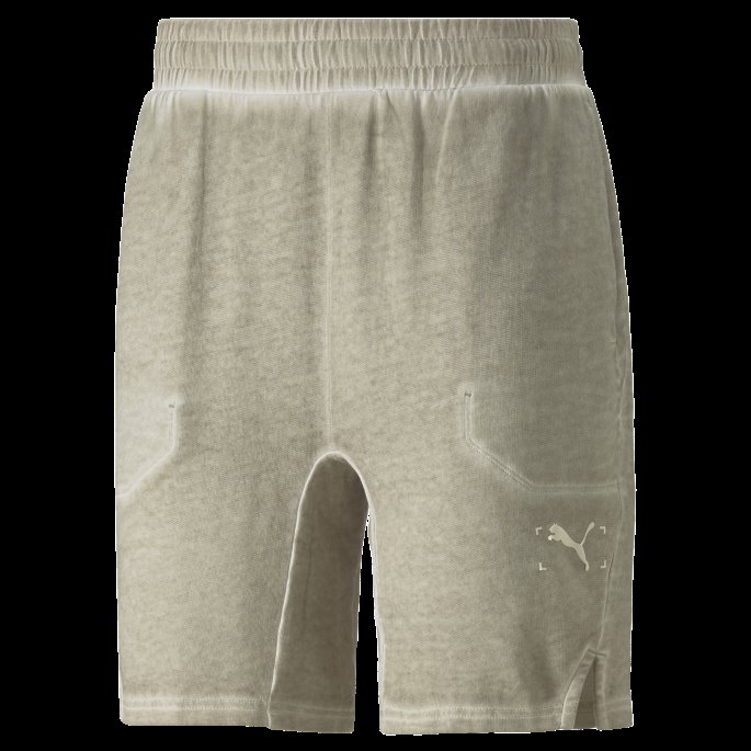 Re:collection Strikket Treningsshorts For Menn Puma På Tilbud Pebble Grey