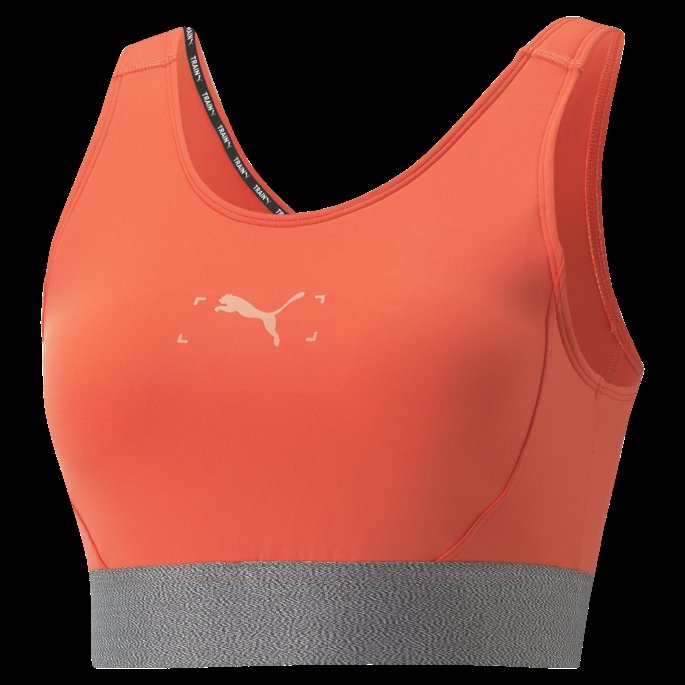 Puma På Tilbud Re:collection Mid Impact Sports Bh Kvinner Firelight