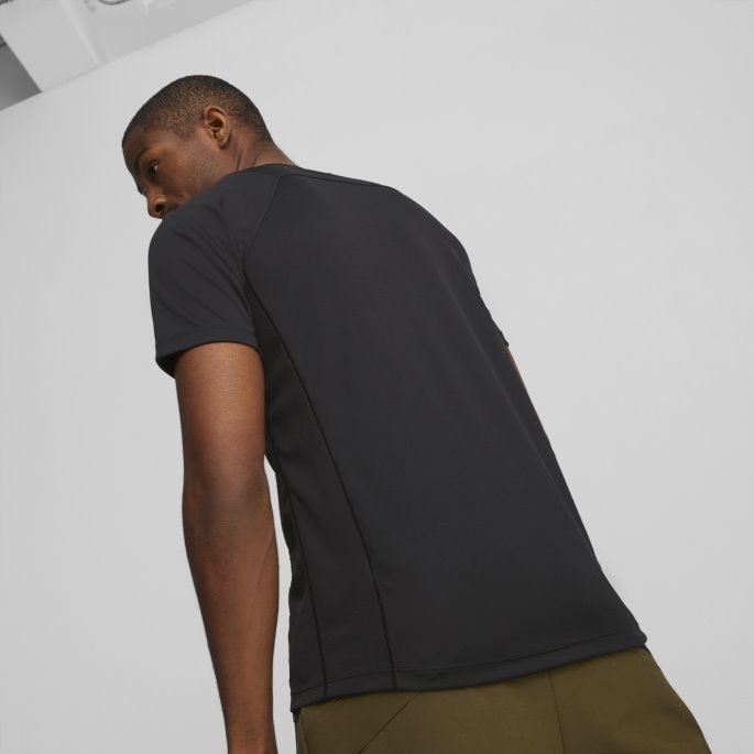 Svart Puma På Salg Sesonger Running Tee Menn