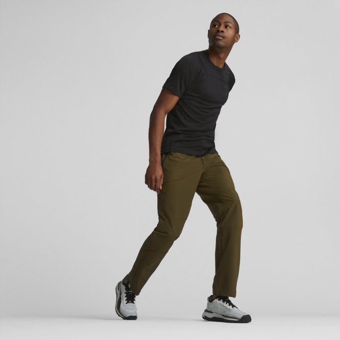 Svart Puma På Salg Sesonger Running Tee Menn