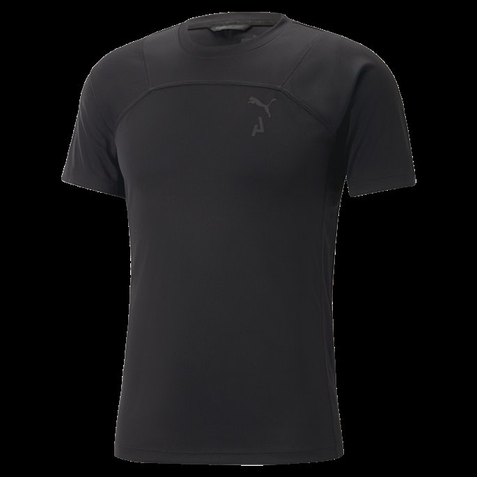 Svart Puma På Salg Sesonger Running Tee Menn