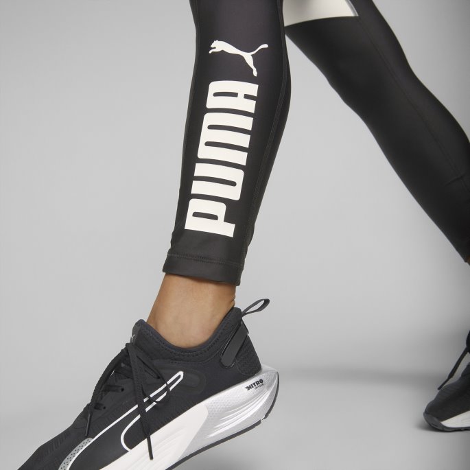 Svart-hvit Puma På Tilbud Passform Eversculpt 7-8 Treningsleggings Kvinner