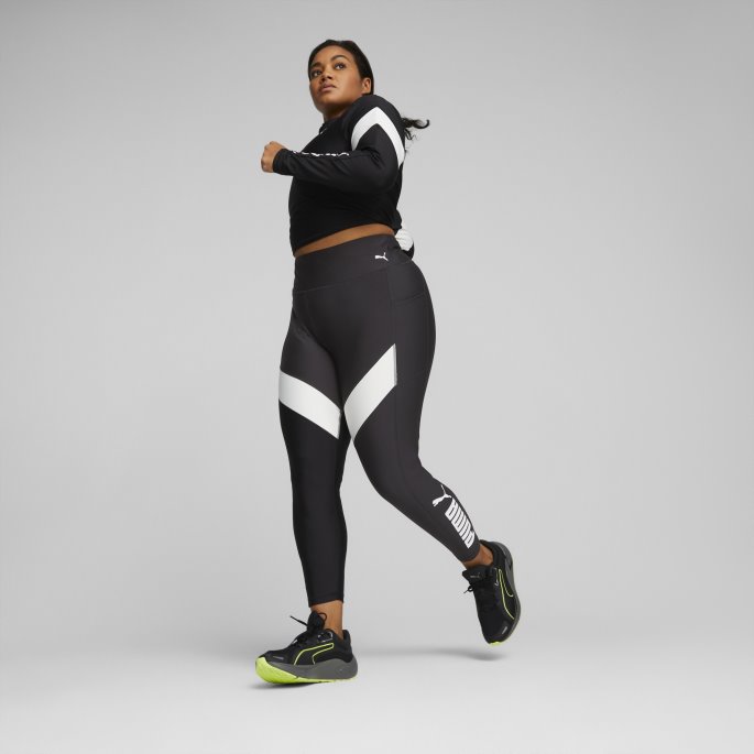 Svart-hvit Puma På Tilbud Passform Eversculpt 7-8 Treningsleggings Kvinner