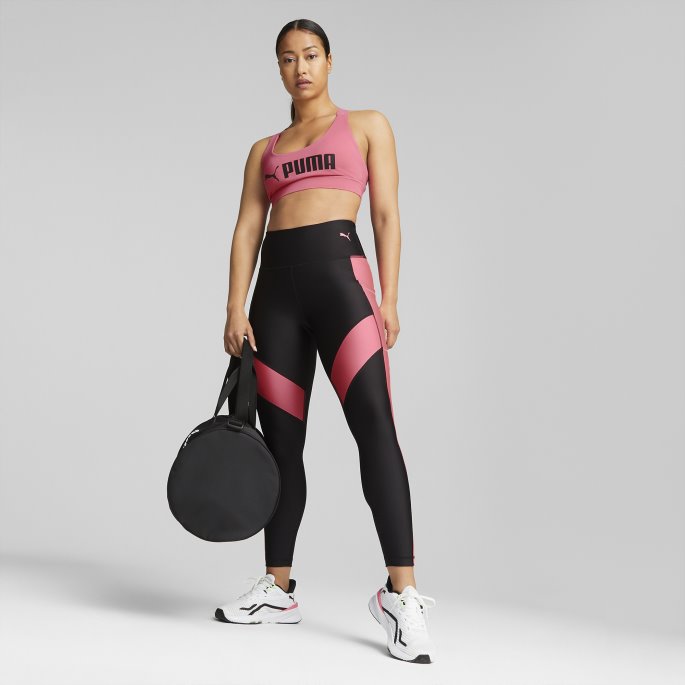 Svart-solnedgang Rosa Passform Eversculpt 7-8 Treningsleggings Kvinner Puma På Tilbud