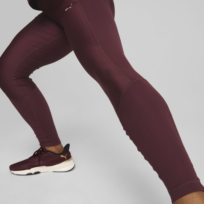 Puma På Tilbud Aubergine Fit Eversculpt Treningstights Med Høy Midje For Kvinner