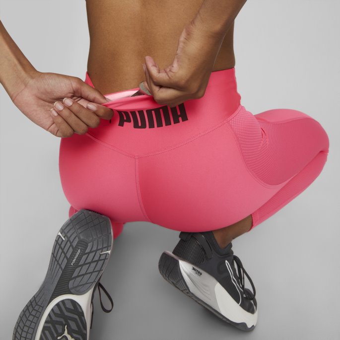 Puma På Tilbud Passform Eversculpt Høy Midje Treningstights For Kvinner Solnedgang Rosa