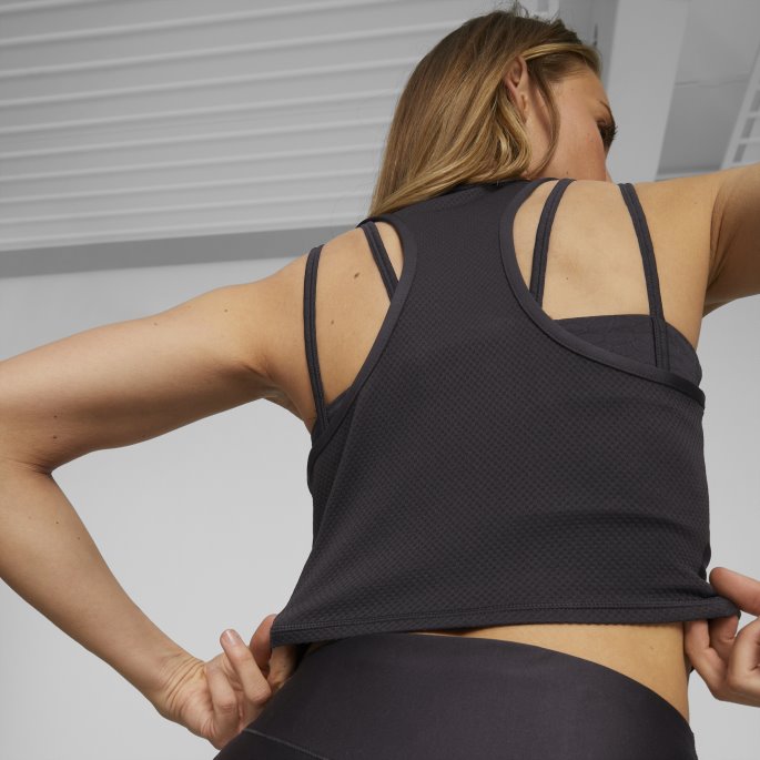 Puma På Tilbud Passer Eversculpt Treningsgenser For Kvinner Svart