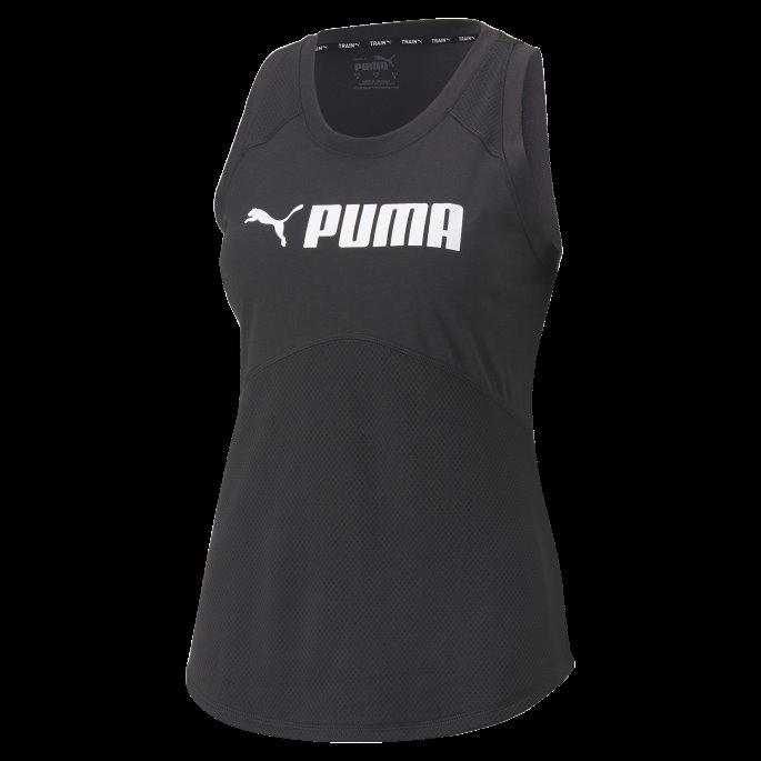 Fit Logo Treningsskjorte Damer Puma På Tilbud Svart