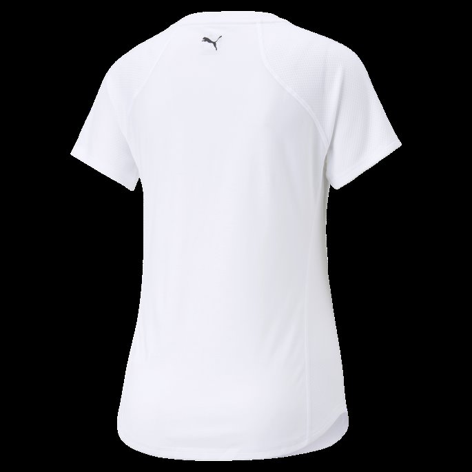 Puma På Tilbud Passform Logo Trenings-t-skjorte For Kvinner Hvit